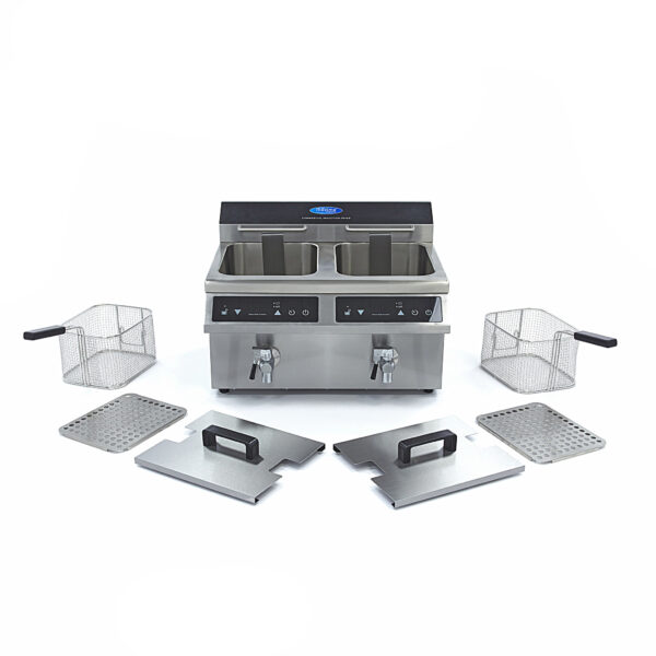 Maxima Indukciona Friteza 2x8L sa slavinom - Image 6