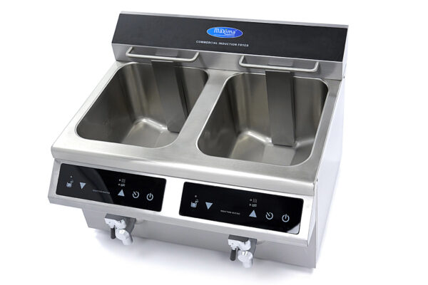 Maxima Indukciona Friteza 2x8L sa slavinom - Image 7