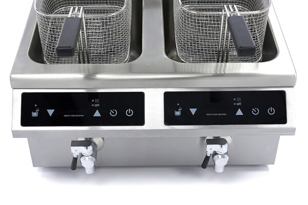 Maxima Indukciona Friteza 2x8L sa slavinom - Image 8