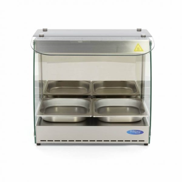 Maxima Stona Topla Vitrina (1 Nivo) - 2 x 1/2 GN