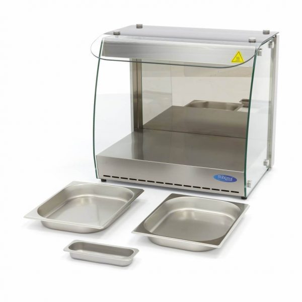 Maxima Stona Topla Vitrina (1 Nivo) - 2 x 1/2 GN