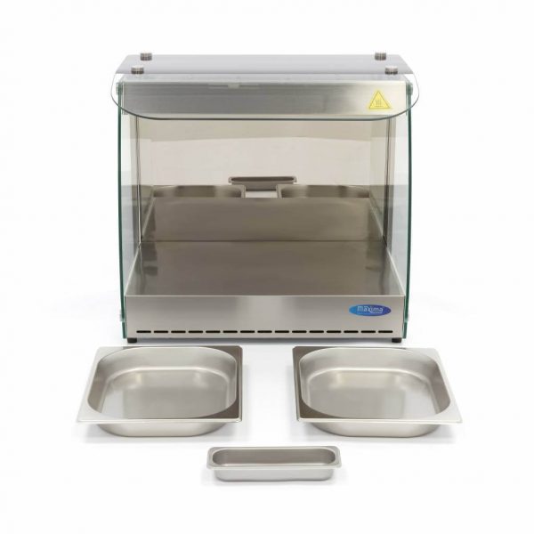 Maxima Stona Topla Vitrina (1 Nivo) - 2 x 1/2 GN