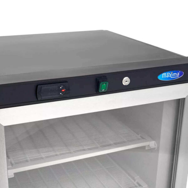 Maxima Zamrzivač 200L (Staklena Vrata | Crni) - Image 6