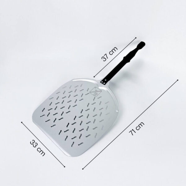 Effeuno Perforirana Lopata za Pizzu sa Kratkom Drškom 33x34cm - Image 4