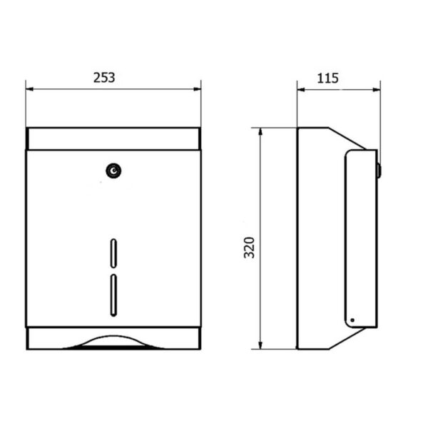 Nofer Dispenzer Ubrusa za Ruke 04001.S - Image 2