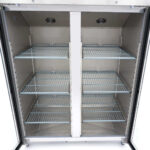 Maxima Frižider 1400L (6 Podesivih 2/1GN Polica | Staklena Vrata | Inox) inox