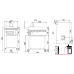 SudForni Pizza Peć Zaffiro Z-125 (1 Etaža) cena