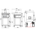 SudForni Pizza Peć Zaffiro Z-80 (1 Etaža) cena