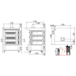 SudForni Pizza Peć Zaffiro ZN-105E (3 Etaže) cena