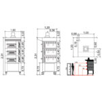 SudForni Pizza Peć Zaffiro ZN-75 (3 Etaže) prodaja