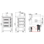 SudForni Pizza Peć Zaffiro ZN-75E (3 Etaže) cena