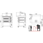 SudForni Pizza Peć Zaffiro ZN-95E (2 Etaže) cena