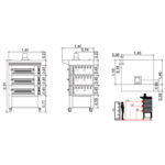 SudForni Pizza Peć Zaffiro ZN-95E (3 Etaže) cena