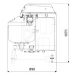 IPbake Spiralni Mikser ISP25 Plus prodaja