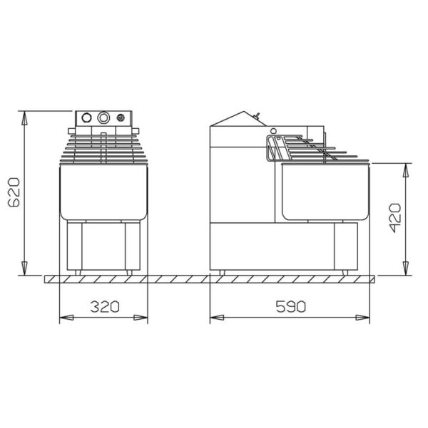 IPbake Spiralni Mikser ISP40X Micromix garancija
