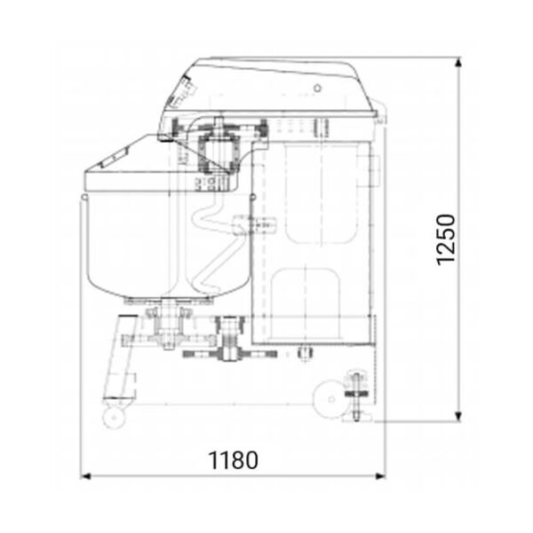IPbake Spiralni Mikser ISP80 garancija