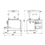 MOG Automatska mašina za formiranje burgera i loptica od mesa C/E H cena