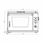 Effeuno Pizza Peć P234H 509 Pro 2 x ⌀34cm Beograd