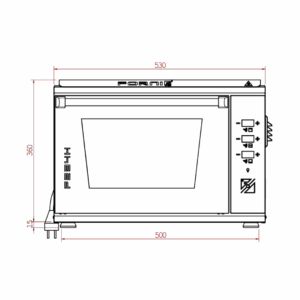 Effeuno Pizza Peć P234H 509 Pro 2 x ⌀34cm Beograd