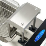 Maxima Indukciona friteza 1x8L sa slavinom | Lift sistem nerđajući čelik