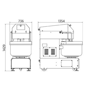 Matas Makina Spiralni mikser SM 100 62.5kg servis